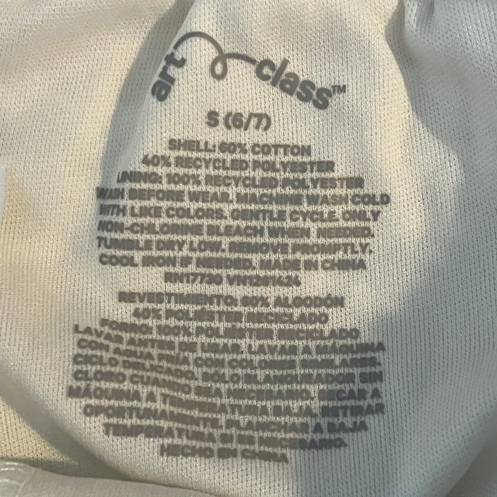 Art Class Kids Cream Crochet Shorts‎ Size S 6/7